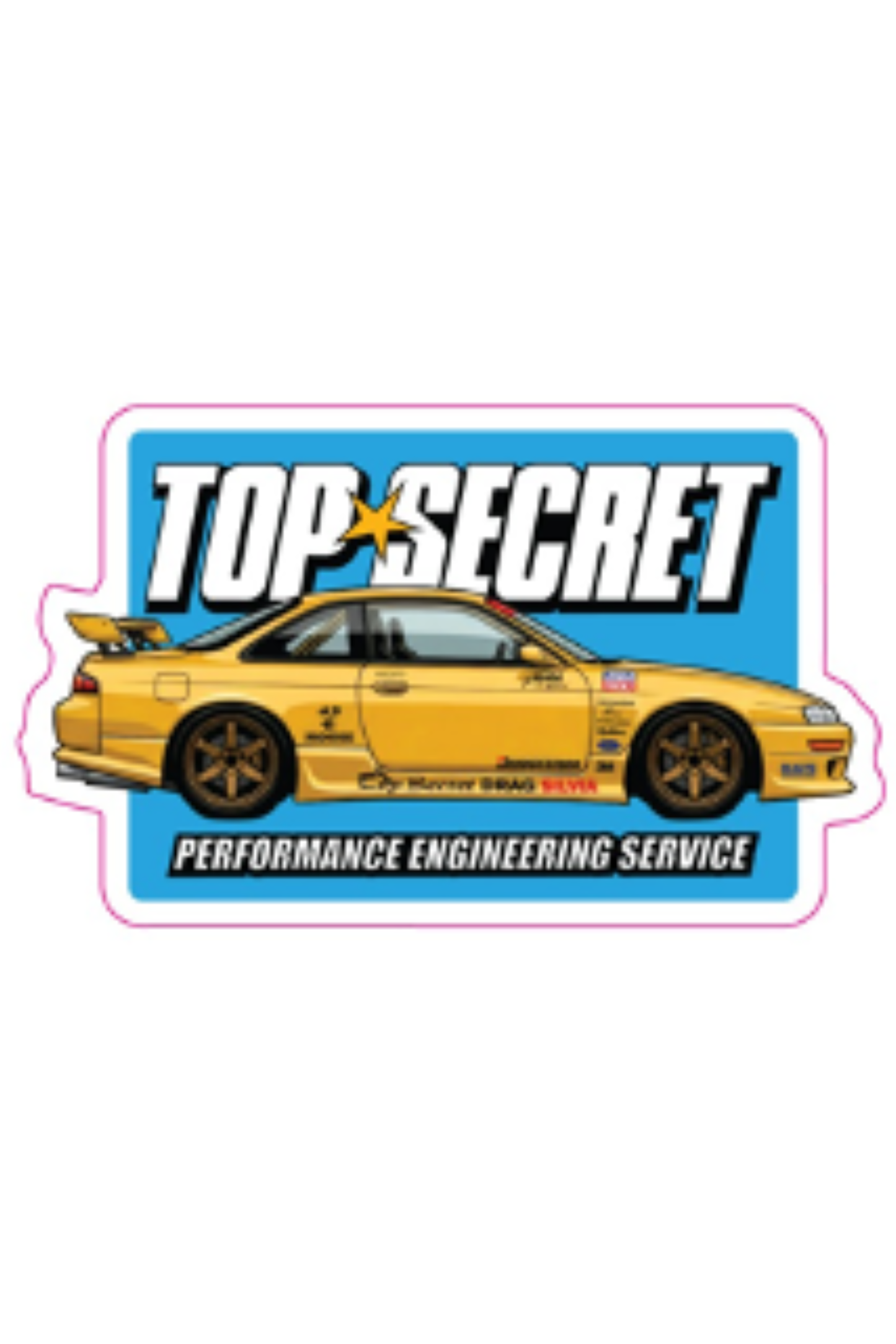 TopSecret Thailand - (22.) S14 Blue Sticker