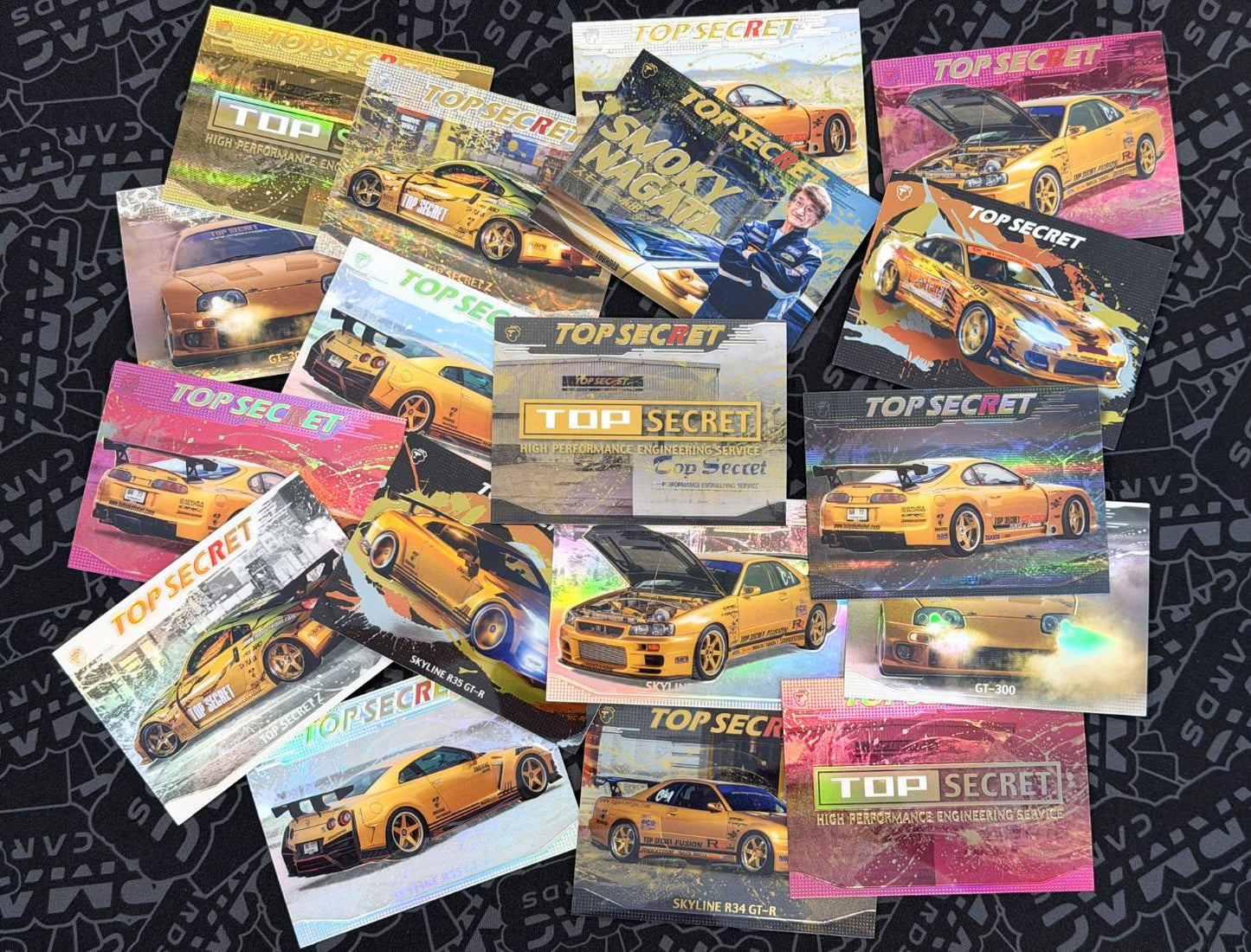 TopSecret - Tarmac Cards SINGE PACK - Capsule 02 - 4 cards