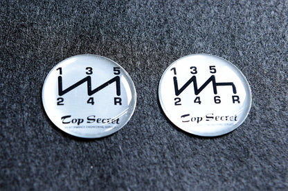 Top Secret Shift Pattern Sticker