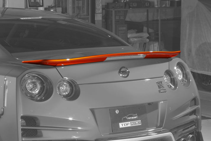 R35 Rear Spoiler Flat Type – Top Secret Thailand