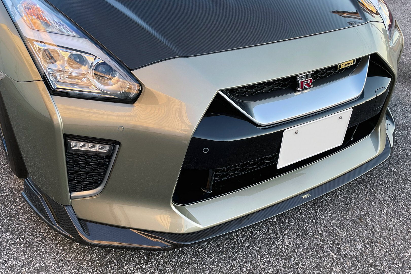 Sebon R35 Spoiler R35 Dry Carbon Lip Spoiler 17S – Top Secret Thailand