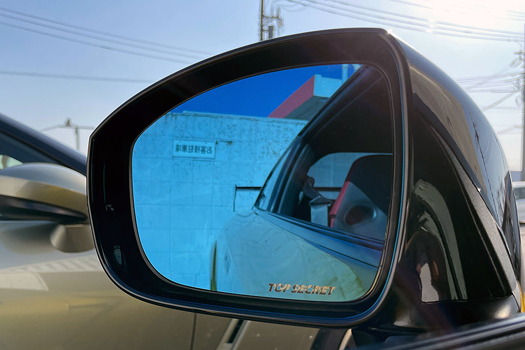 R35 Door Mirror Blue Lens Set