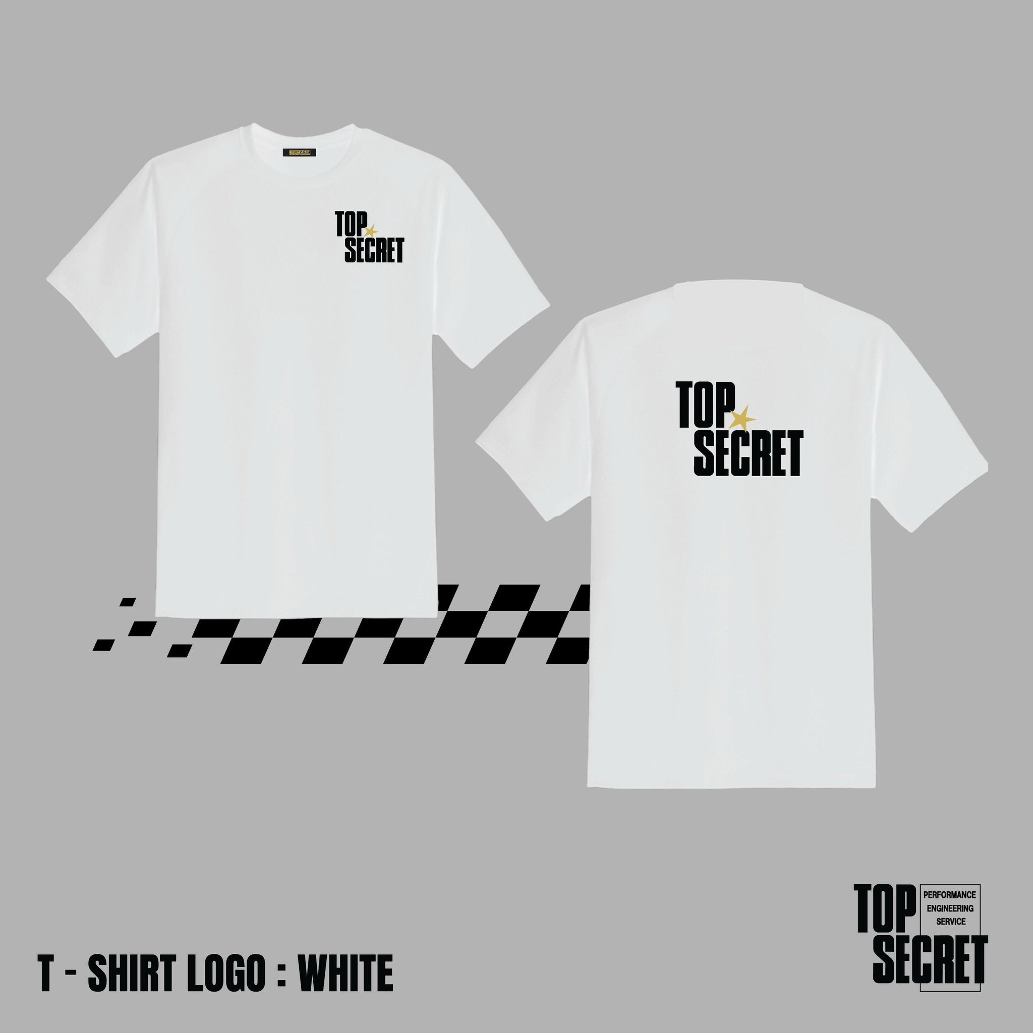 TopSecret - Basic T-Shirt - White – Top Secret Thailand