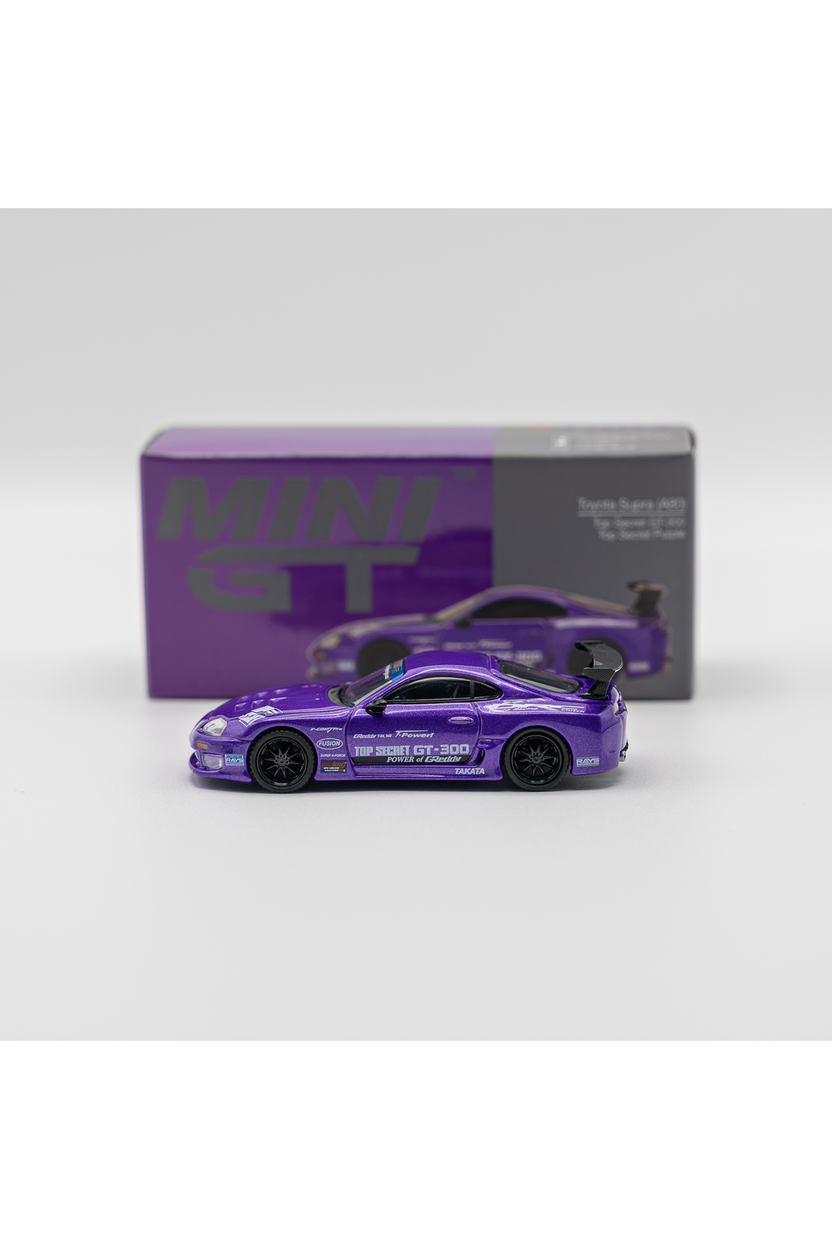 TopSecret - Model - Mini GT Supra 1:64 (Purple) A80 PU
