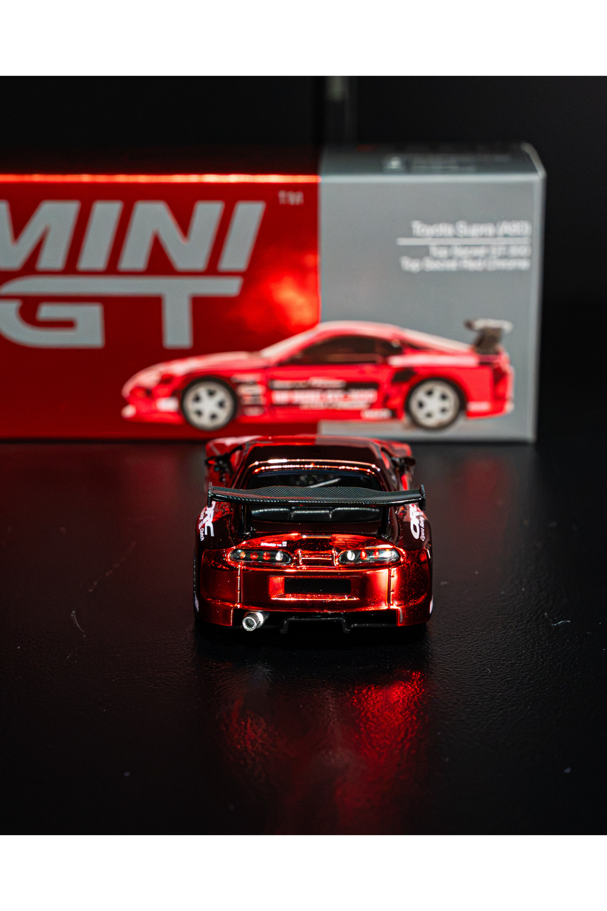 TopSecret - Mini GT Supra 1:64 (Red)
