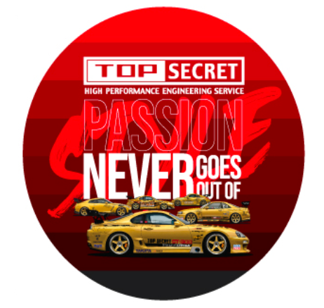 TopSecret Sticker - PNGOOS - 5 Cars (Red Circle)