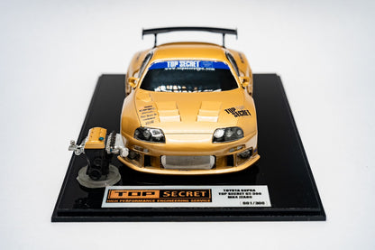 Top Secret Thailand - Supra MINI SD Model car with Engine - LIMITED EDITION
