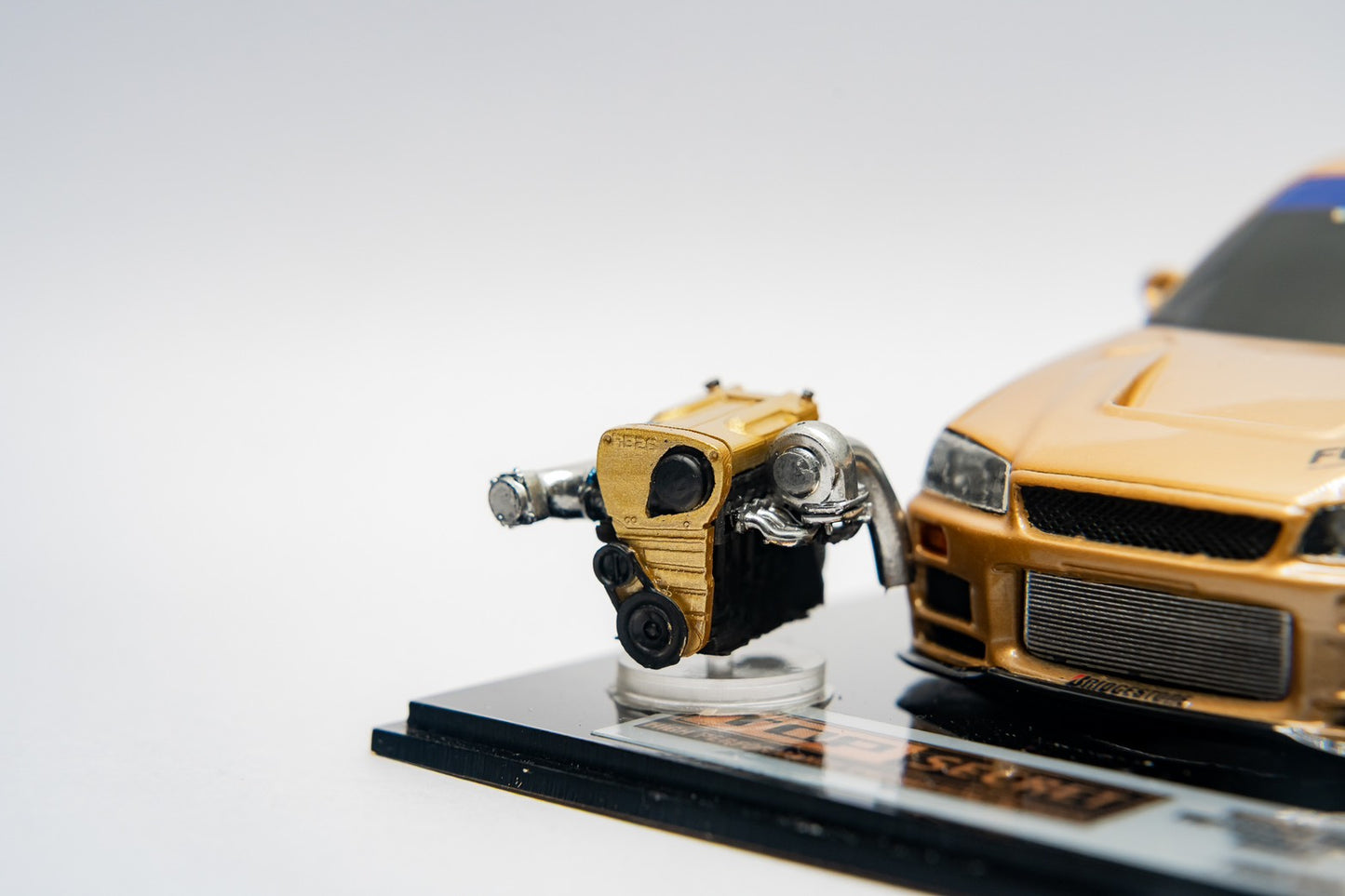 Top Secret Thailand - R34 MINI SD Model car with Engine - LIMITED EDITION