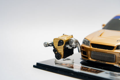 Top Secret Thailand - R34 MINI SD Model car with Engine - LIMITED EDITION