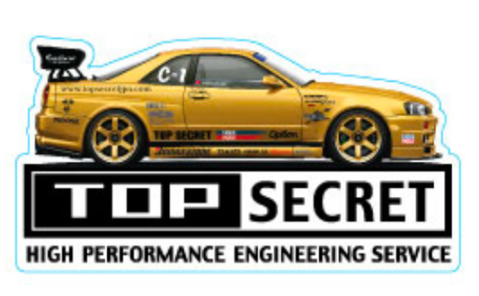 TopSecret Sticker Car - R34
