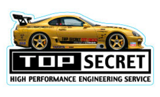TopSecret Sticker Car - Supra