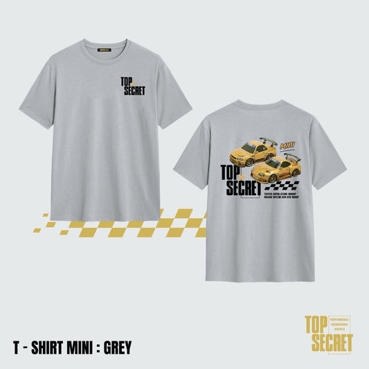 TopSecret - T-Shirt Mini Model Car - Grey