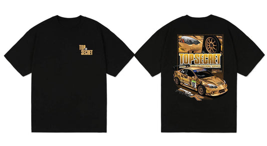 TopSecret - T-Shirt - DC5 Type R Collection - Black - LIMITED EDITION PRE-ORDER ONLY