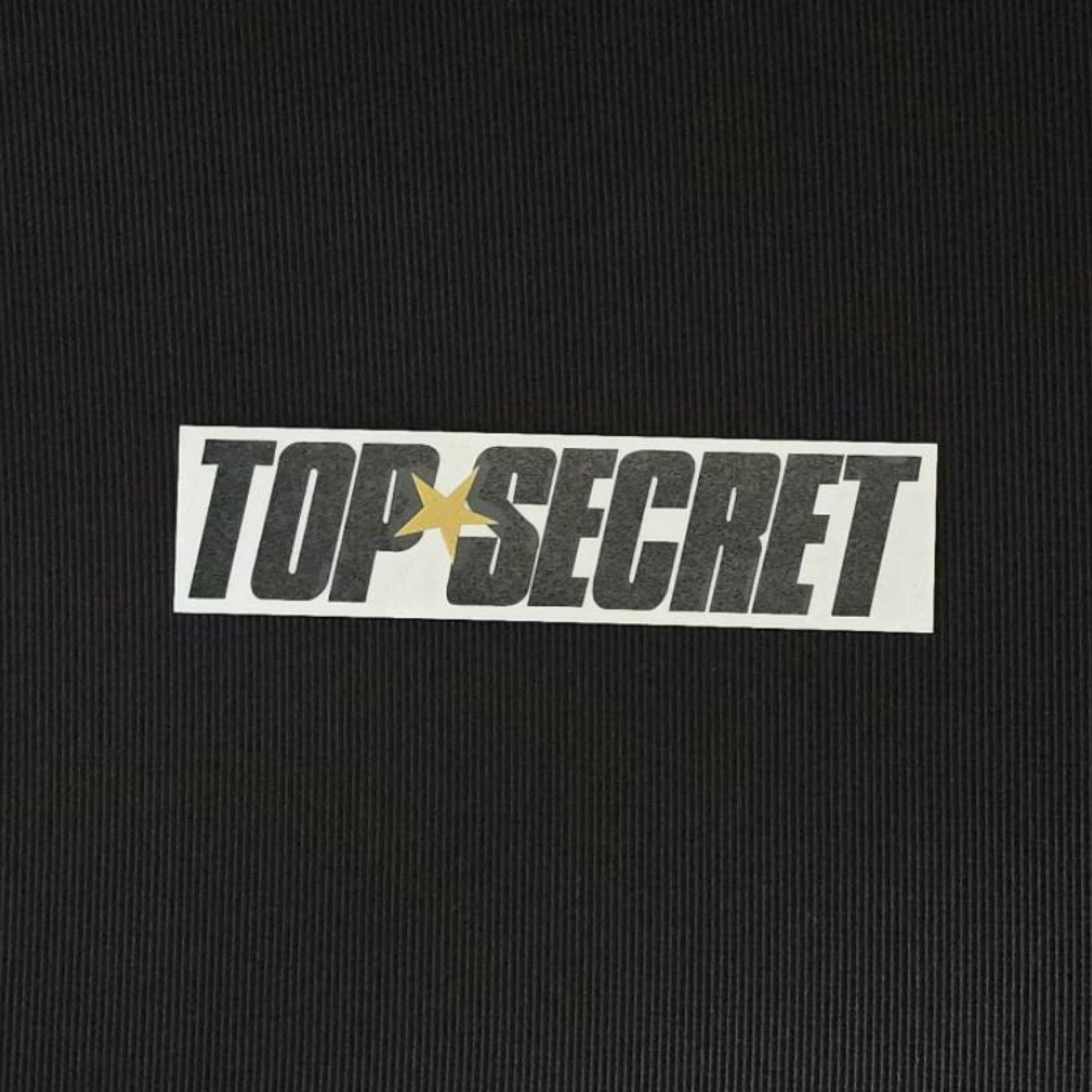 TopSecret - Black Sticker – Top Secret Thailand