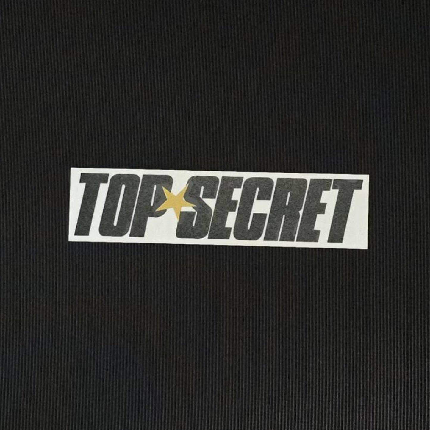 TopSecret - Black Sticker