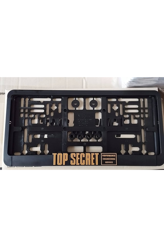 TopSecret - LICENSE PLATE FRAME Ver . 1