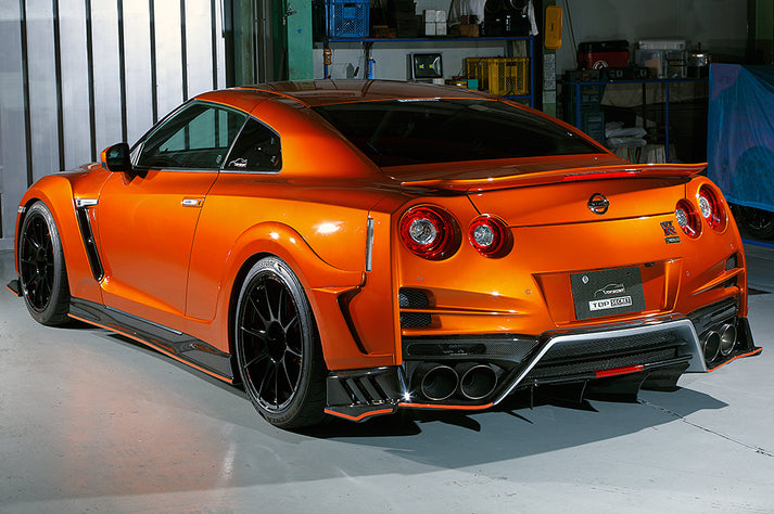 R35 Rear Spoiler Flat Type – Top Secret Thailand